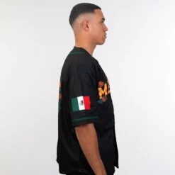 Mexico Guadalupe Baseball Jersey -World of Sportswear GuadalupeBlackBaseballJersey 7