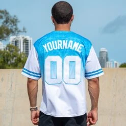Guatemala Heritage Custom Baseball Jersey 14 Guatemala Heritage Custom Baseball Jersey -World of Sportswear Guatemala Custom Baseball Jersey Back