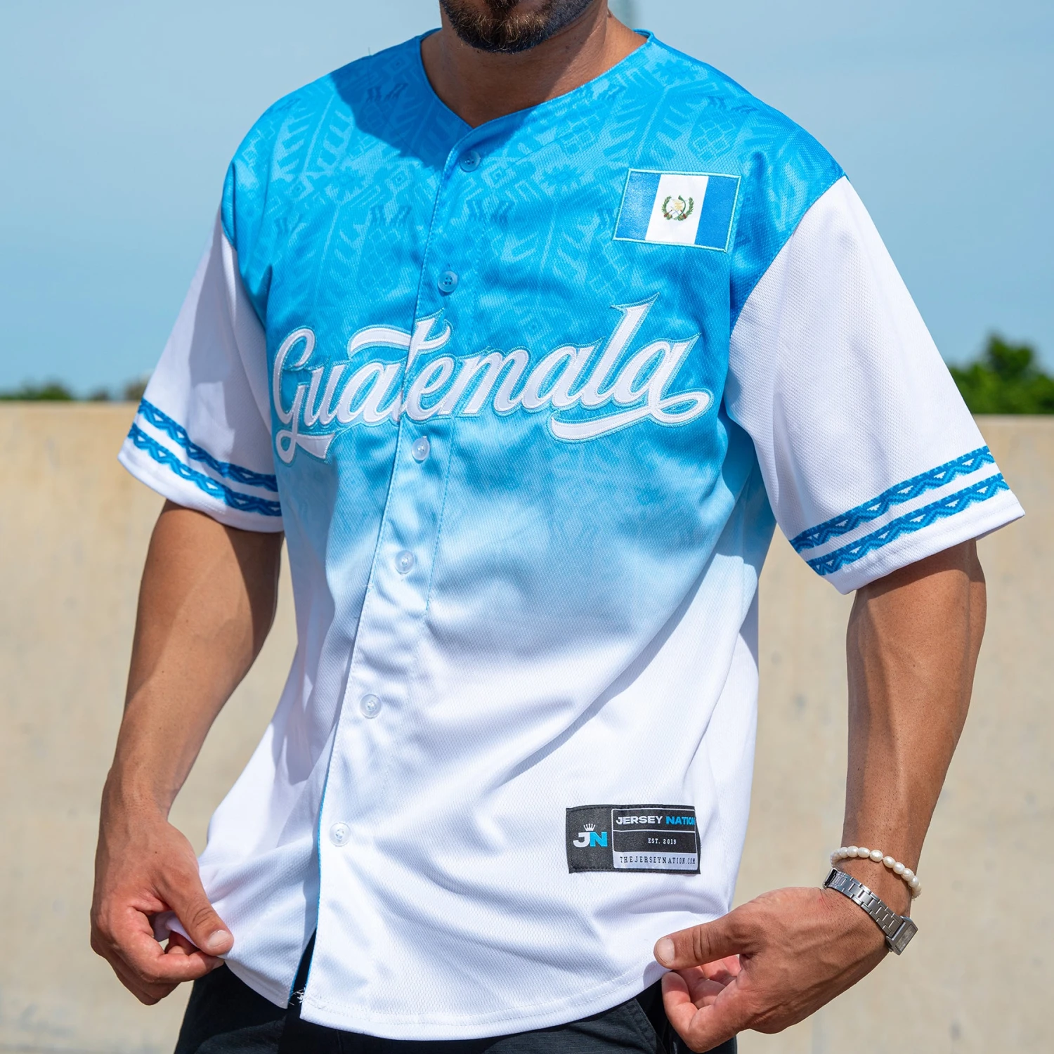 Guatemala Heritage Custom Baseball Jersey 6 Guatemala Heritage Custom Baseball Jersey - Image 6