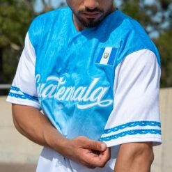 Guatemala Heritage Custom Baseball Jersey 13 Guatemala Heritage Custom Baseball Jersey -World of Sportswear Guatemala Custom Baseball Jersey model