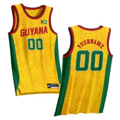 Guyana Heritage Custom Basketball Jersey