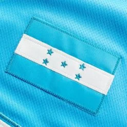 Honduras Heritage Custom Baseball Jersey 15 Honduras Heritage Custom Baseball Jersey -World of Sportswear HondurasBaseballCloseups 4