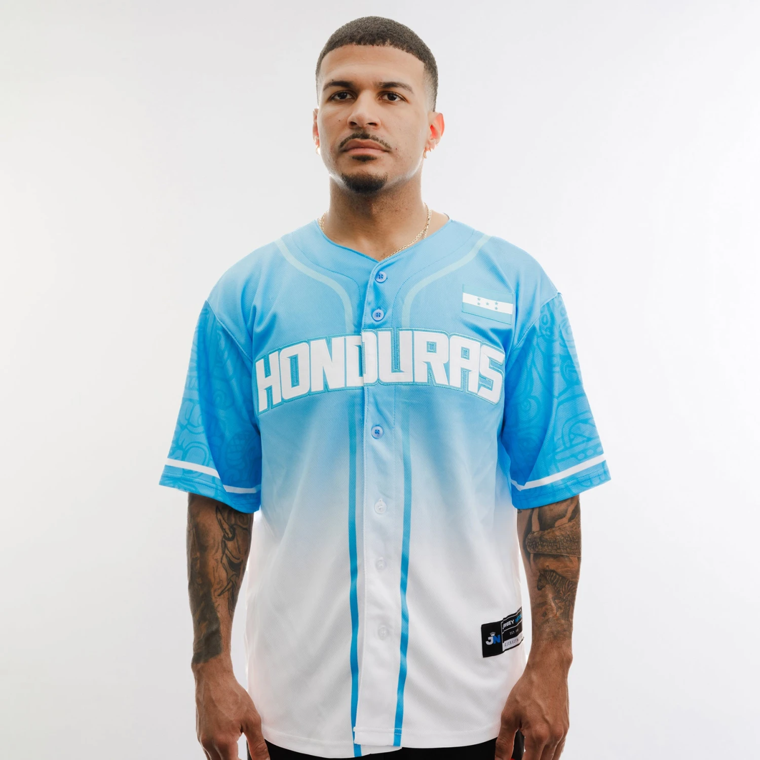 Honduras Heritage Custom Baseball Jersey 2 Honduras Heritage Custom Baseball Jersey - Image 2