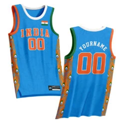 India Heritage Custom Basketball Jersey