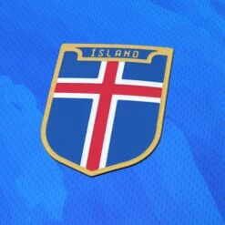 Iceland Heritage Custom Football Jersey -World of Sportswear IcelandCustomFootballJerseyCrest