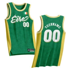 Ireland Heritage Custom Basketball Jersey