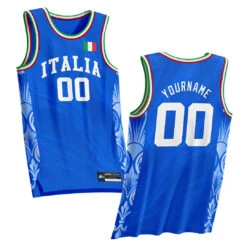 Italy Heritage Custom Basketball Jersey