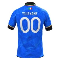 Italy Heritage Custom Football Jersey 16 Italy Heritage Custom Football Jersey -World of Sportswear ItalyFootballJerseyBack