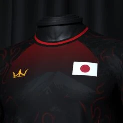 Japan Heritage Custom Football Jersey -World of Sportswear JapanBlackCustomFootballJerseyChest a250fcfc 5ad2 4919 9894 5c98c2acdcd0