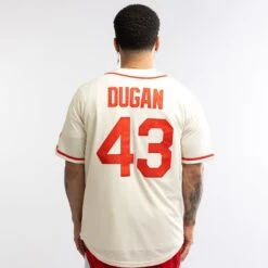 Jimmy Dugan Rockford Peaches Baseball Jersey -World of Sportswear JimmyDuganRockfordPeachesBaseballJersey