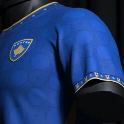 Kosova Heritage Custom Football Jersey -World of Sportswear KosovoCustomFootballJerseyTrims