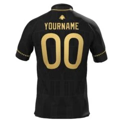 Lebanon Heritage Custom Football Jersey 29 Lebanon Heritage Custom Football Jersey -World of Sportswear LebanonBlackJerseyBack