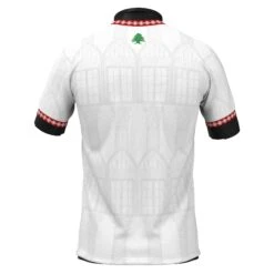 Lebanon Heritage Custom Football Jersey 36 Lebanon Heritage Custom Football Jersey -World of Sportswear LebanonWhiteFootballJerseyBack