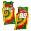 Lithuania Heritage Custom Basketball Jersey