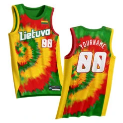 Lithuania Heritage Custom Basketball Jersey