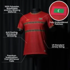 Maldives Heritage Custom Football Jersey -World of Sportswear MaldivesCustomFootballJerseySpot