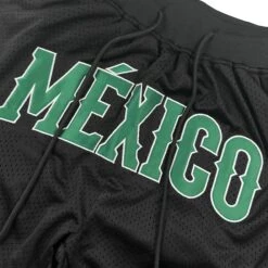 Mexico Heritage Basketball Shorts 33 Mexico Heritage Basketball Shorts -World of Sportswear MexicoBlackBasketballShorts1