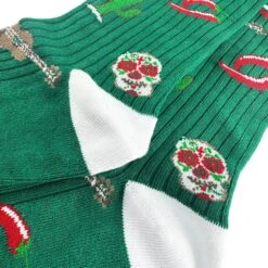 Mexico Crew Socks 7 Mexico Crew Socks -World of Sportswear MexicoCrewSocksCloseup1