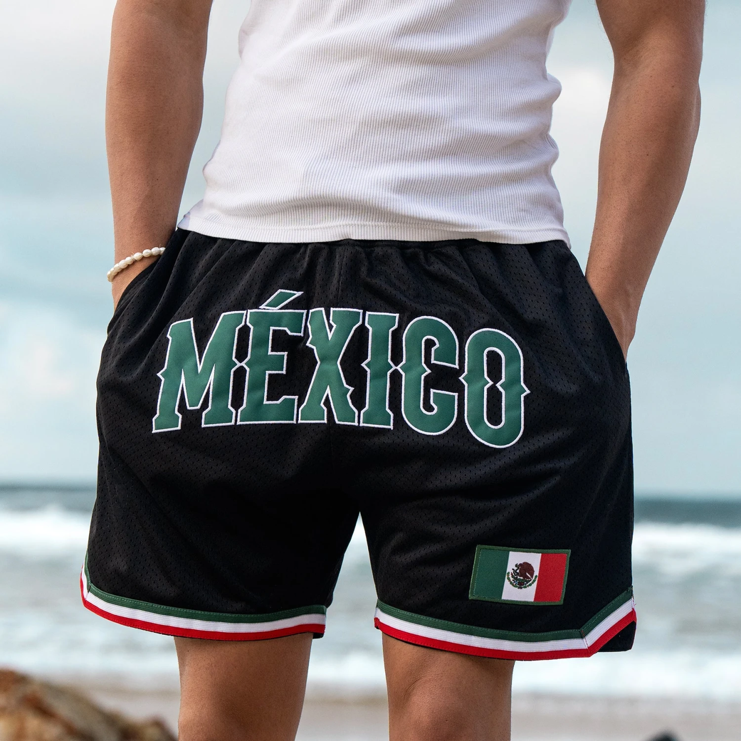 Mexico Heritage Basketball Shorts 11 Mexico Heritage Basketball Shorts - Image 11
