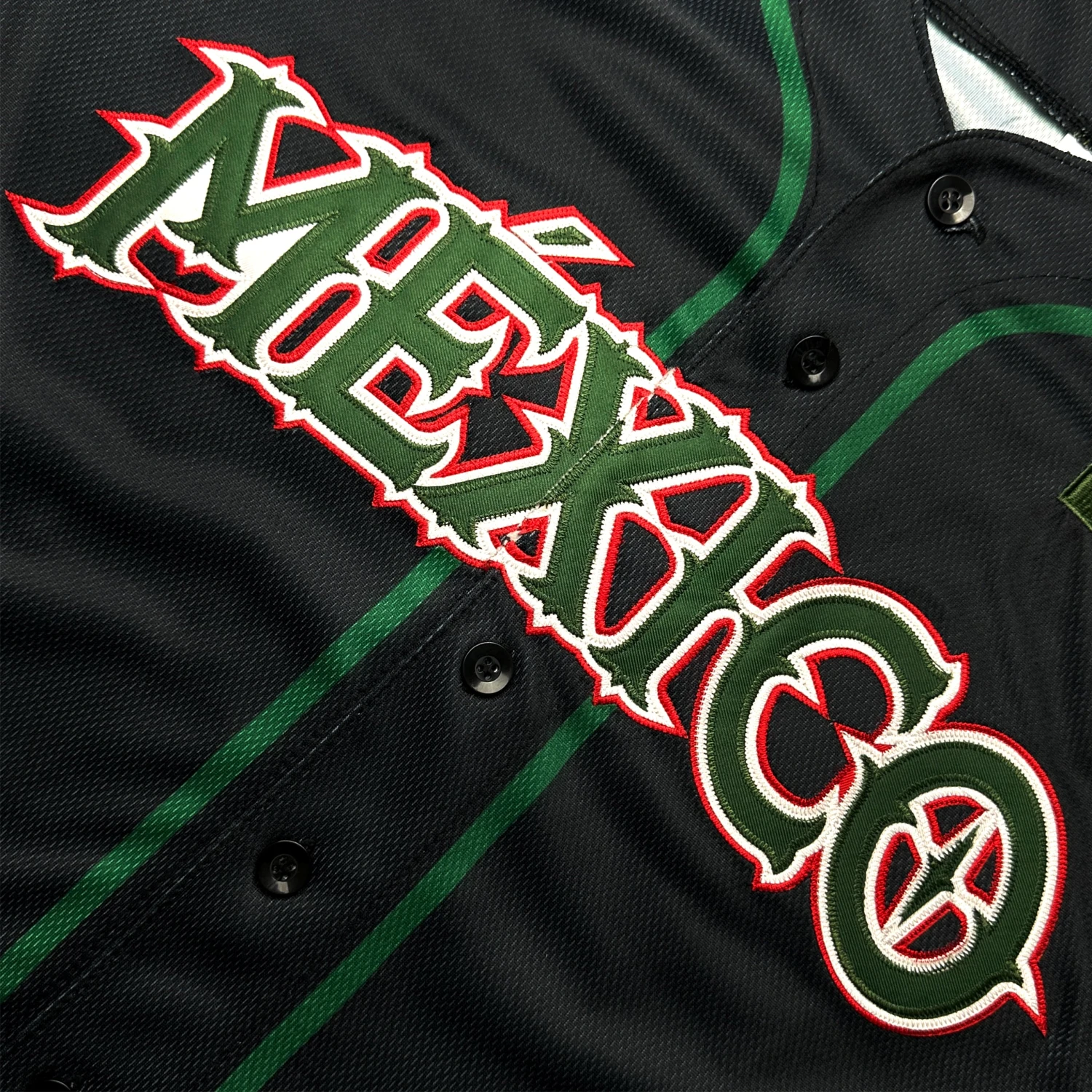 Mexico Heritage Custom Baseball Jersey - Image 6