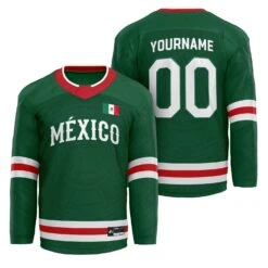 Mexico Heritage Custom Hockey Jersey