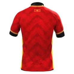 Montenegro Heritage Custom Football Jersey 8 Montenegro Heritage Custom Football Jersey -World of Sportswear MontenegroCustomFootballJerseyBackPlain