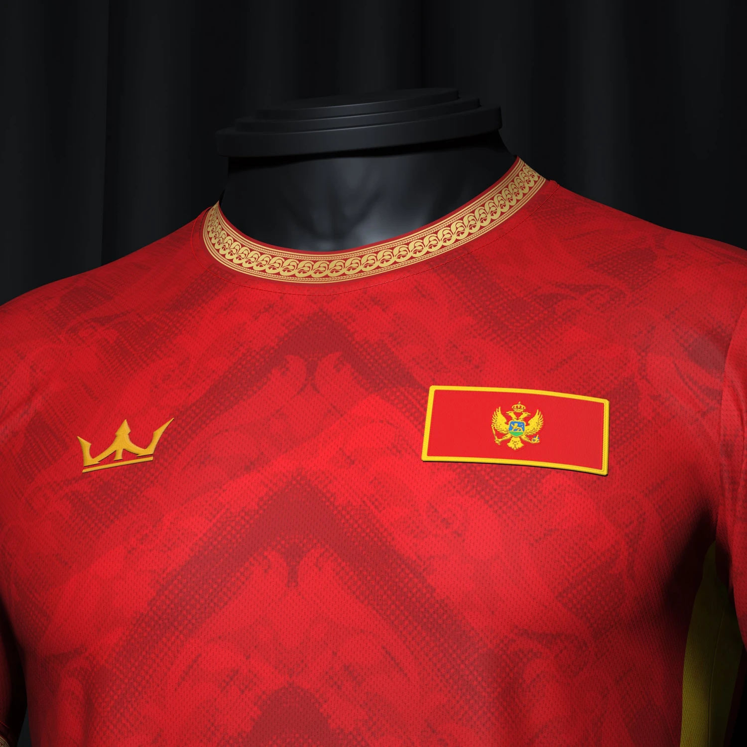 Montenegro Heritage Custom Football Jersey 4 Montenegro Heritage Custom Football Jersey - Image 4