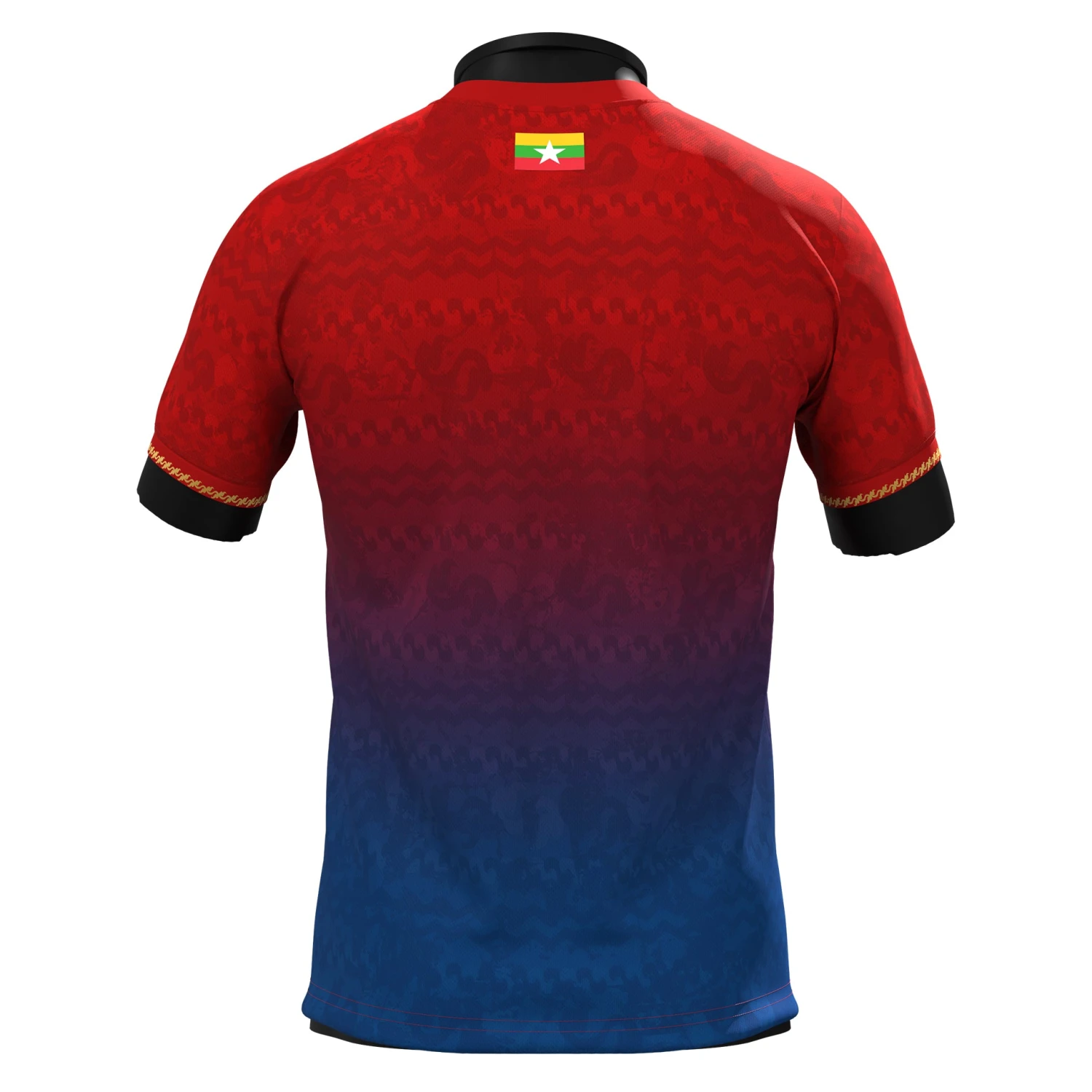 Myanmar Heritage Custom Football Jersey 3 Myanmar Heritage Custom Football Jersey - Image 3