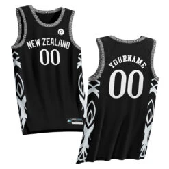 New Zealand Heritage Custom Basketball Jersey