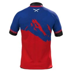 Nepal Heritage Custom Football Jersey -World of Sportswear NepalCustomFootballJerseyBackPlain