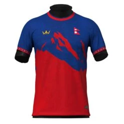 Nepal Heritage Custom Football Jersey