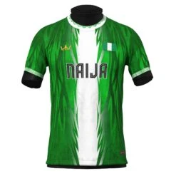 Nigeria Heritage Custom Football Jersey -World of Sportswear NigeriaWhiteFootballJersey