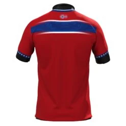 Norway Heritage Custom Football Jersey -World of Sportswear NorwayCustomFootballJerseyBackPlain