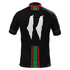 Palestine Heritage Custom Football Jersey -World of Sportswear PalestineSmallMapBackJersey