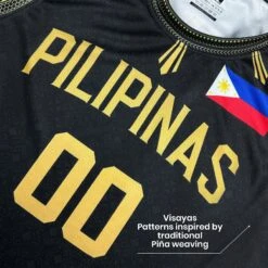 Philippines 'Luzviminda' Custom Basketball Jersey 38 Philippines 'Luzviminda' Custom Basketball Jersey -World of Sportswear PhilippinesBlackCustomBasketballJerseyCloseupDetail2 4b38bfad d1e8 45c1 bdfc cb580c74e8c6