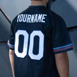 Philippines Heritage Custom Football Jersey 39 Philippines Heritage Custom Football Jersey -World of Sportswear PhilippinesHeritageBlackCustomFootballJersey4