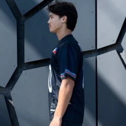 Philippines Heritage Custom Football Jersey 35 Philippines Heritage Custom Football Jersey -World of Sportswear Philippines Heritage Black Custom American Football Jersey Model Styling Side Sleeves