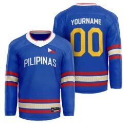 Philippines Heritage Custom Hockey Jersey