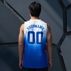 Philippines 'Luzviminda' Custom Basketball Jersey 23 Philippines 'Luzviminda' Custom Basketball Jersey -World of Sportswear Philippines Luzviminda Custom Basketball Jersey Model Back Customized