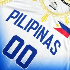Philippines 'Luzviminda' Custom Basketball Jersey 28 Philippines 'Luzviminda' Custom Basketball Jersey -World of Sportswear Philippines Luzviminda White BlueCustomBasketballJersey2