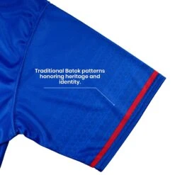 Philippines 'Three Stars & A Sun' Baseball Jersey -World of Sportswear Philippines Three Stars a Sun Baseball Jersey Closeups Sleeves