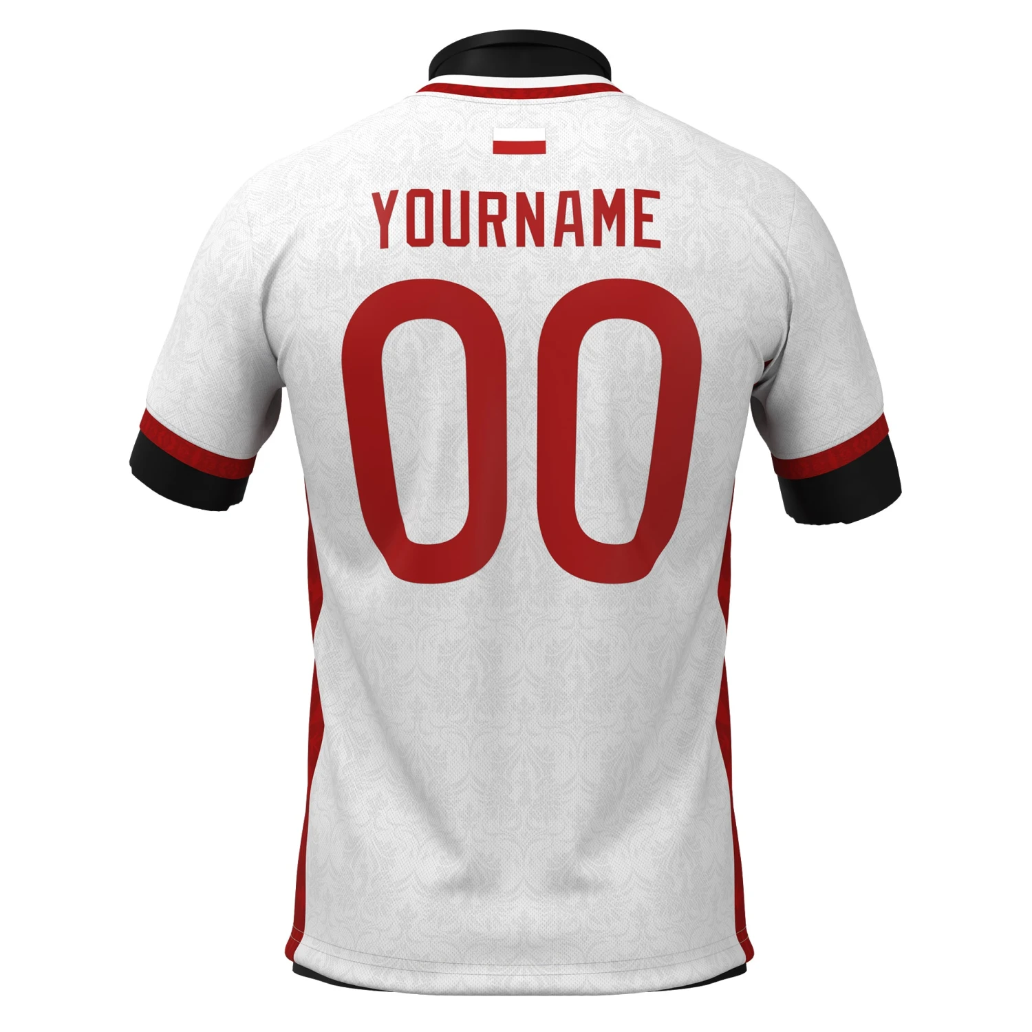 Poland Heritage Custom Football Jersey 2 Poland Heritage Custom Football Jersey - Image 2