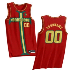 Portugal Heritage Custom Basketball Jersey