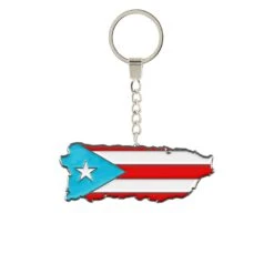 Puerto Rico Azul Celeste Keychain