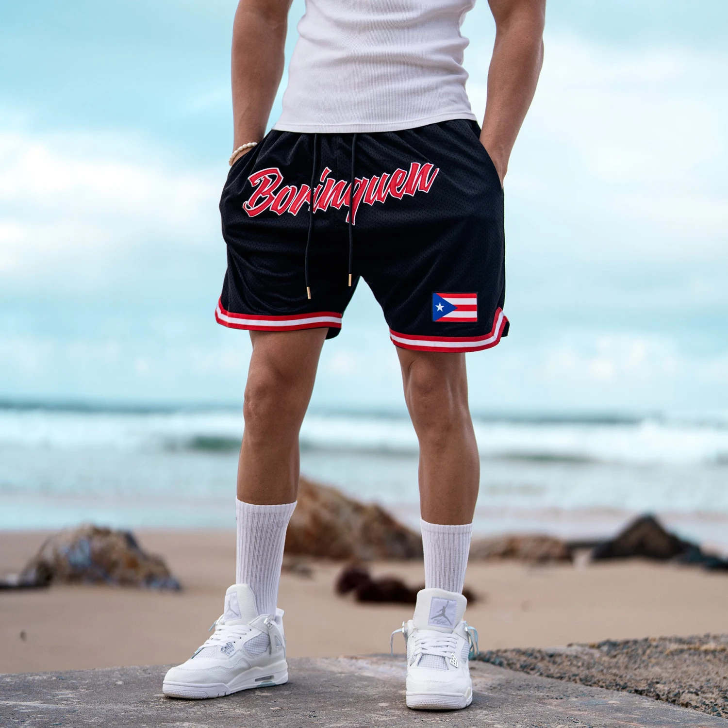 Puerto Rico 'Borinquen' Heritage Basketball Shorts 12 Puerto Rico 'Borinquen' Heritage Basketball Shorts - Image 12