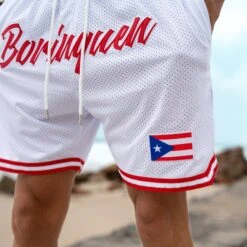 Puerto Rico 'Borinquen' Heritage Basketball Shorts 23 Puerto Rico 'Borinquen' Heritage Basketball Shorts -World of Sportswear Puerto Rico Borinquen Basketball Shorts White 8