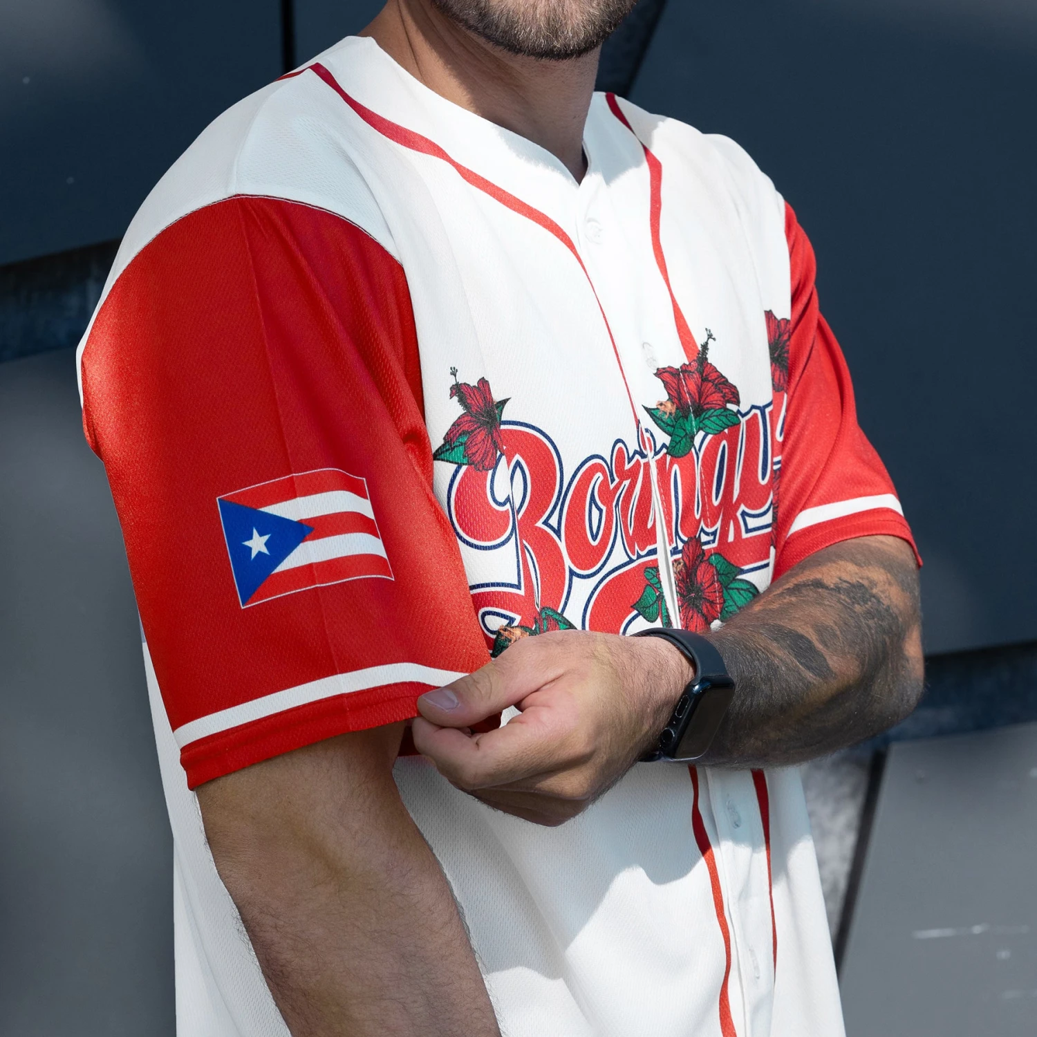 Puerto Rico 'Flor De Maga' Baseball Jersey 13 Puerto Rico 'Flor De Maga' Baseball Jersey - Image 13