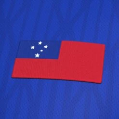 Samoa Heritage Custom Football Jersey 9 Samoa Heritage Custom Football Jersey -World of Sportswear SamoaHeritageCustomFootballJerseyFlag