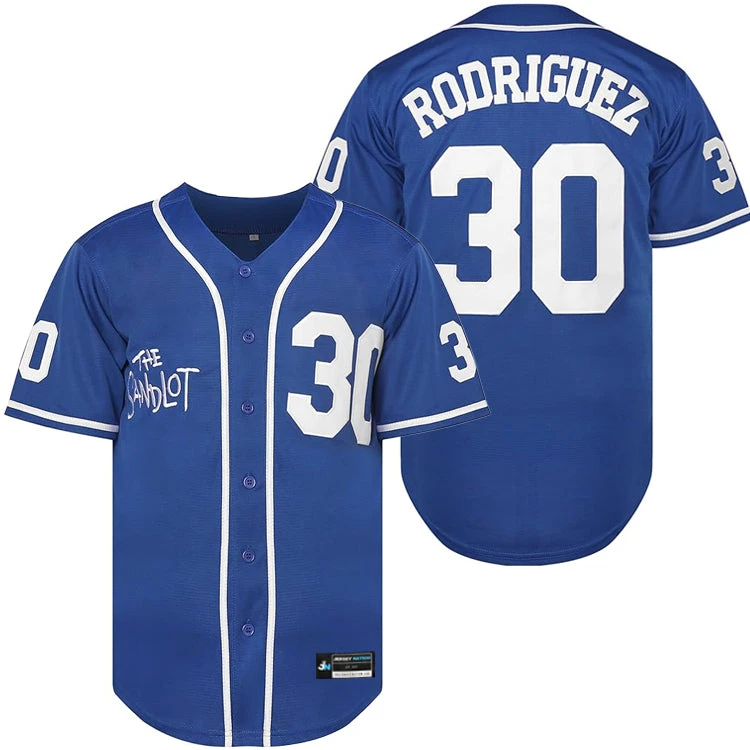The Sandlot Benny 'The Jet' Rodriguez Baseball Jersey 9 The Sandlot Benny 'The Jet' Rodriguez Baseball Jersey - Image 9