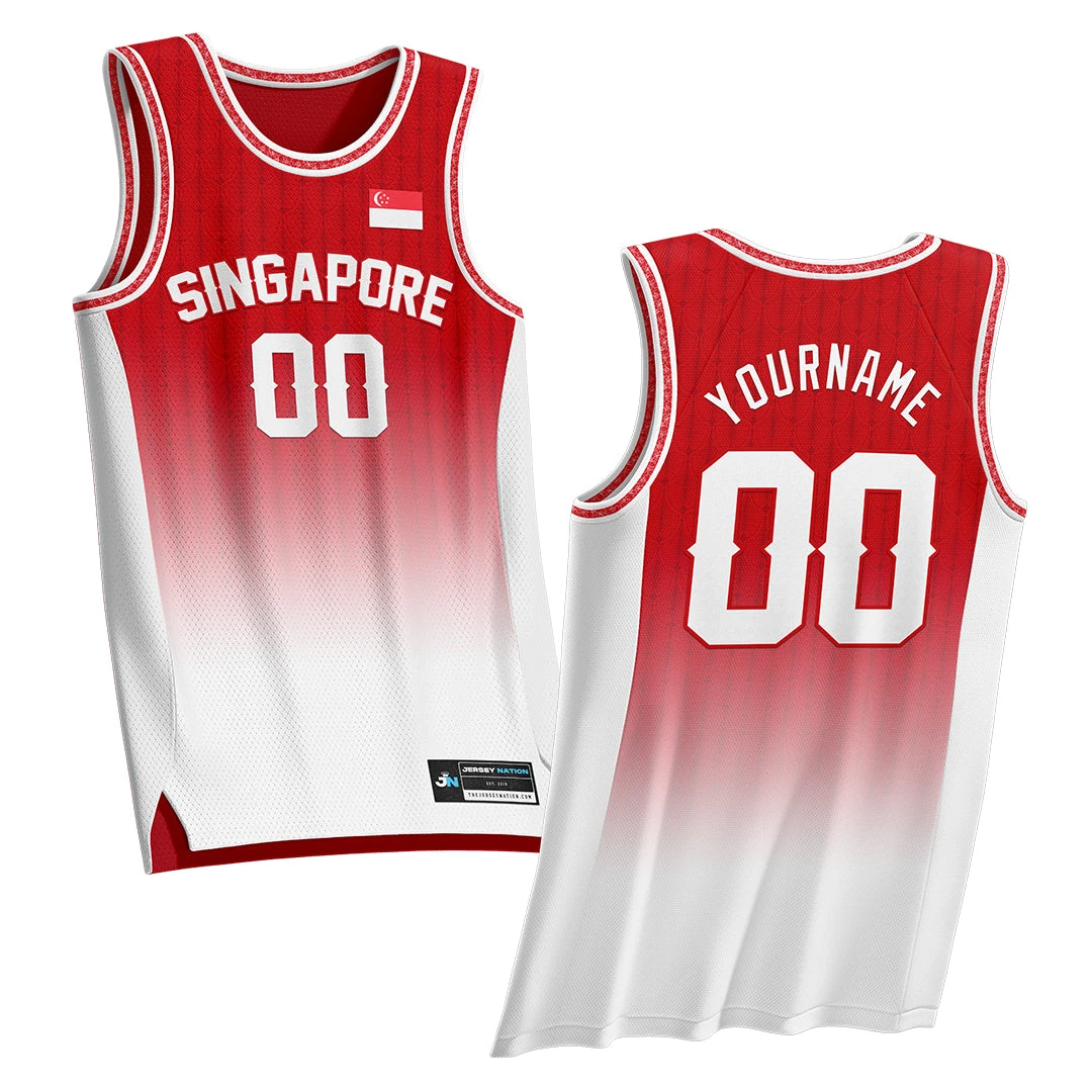 Singapore Heritage Custom Basketball Jersey 1 Singapore Heritage Custom Basketball Jersey